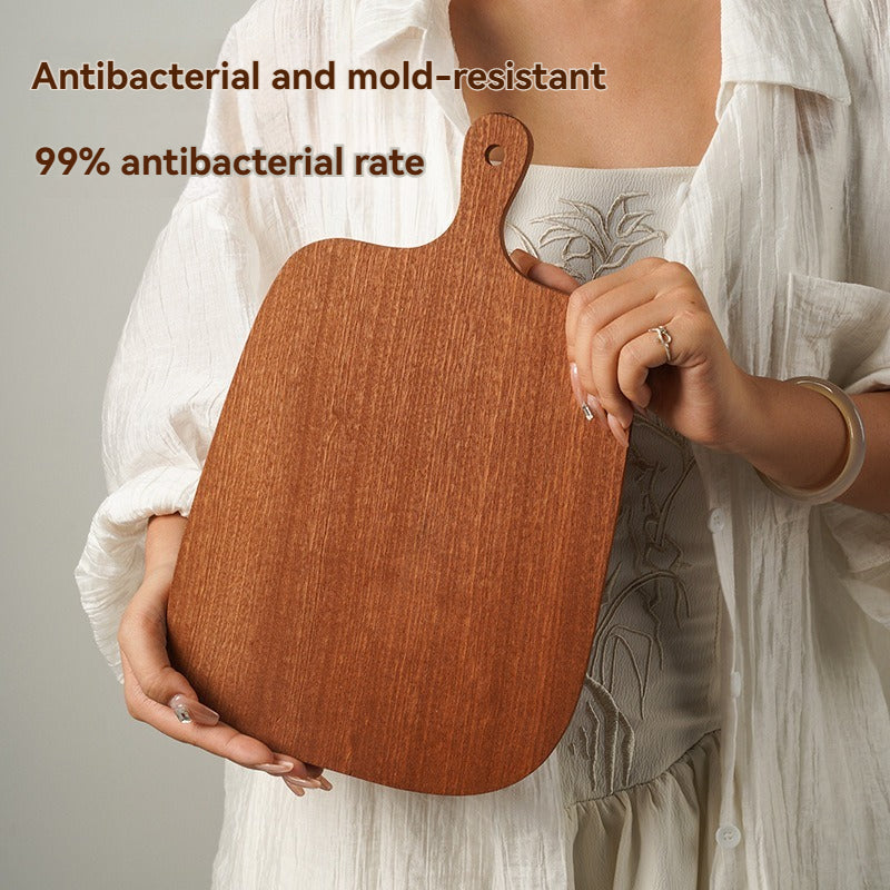 Solid Ebony Wood Cutting Board – Kitchen Prep Board for Fruit, Bread & Baby Food