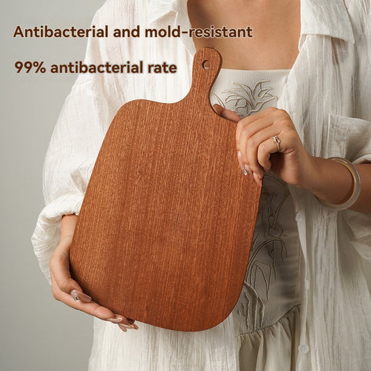 Solid Ebony Wood Cutting Board – Kitchen Prep Board for Fruit, Bread & Baby Food