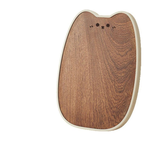 Thick Ebony Wood Cutting Board – Solid Wood Kitchen Prep Board