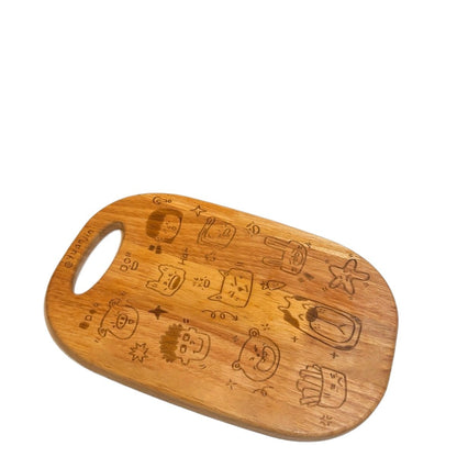 Solid Wood Cutting Board – Durable Kitchen Prep Board