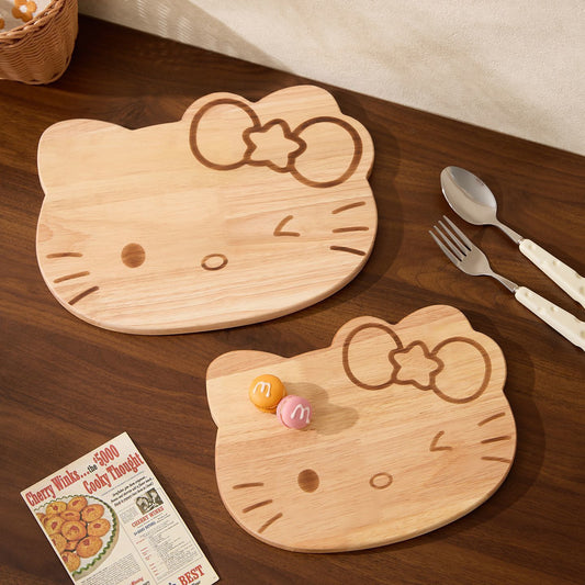 Cute Cartoon Wooden Cutting Board – Small Kitchen Prep Board