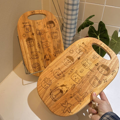 Solid Wood Cutting Board – Durable Kitchen Prep Board